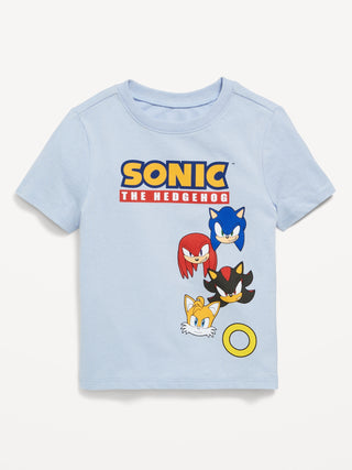 Camiseta Manga Corta con Gráfico Sonic, Bebé