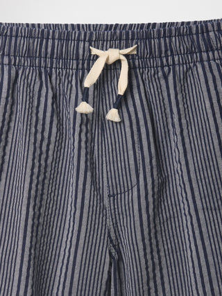 Short con Cintura Elástica Estampado Rayas, Niño