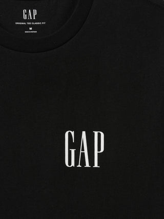Camiseta Manga Corta con Logo de Algodón