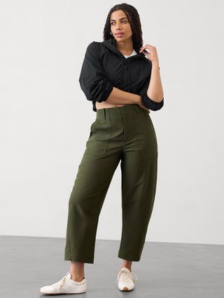 Pantalón Holgado Corte Barrel con Bolsillos