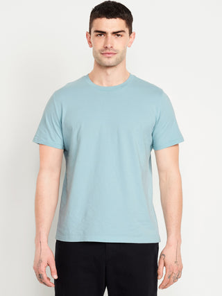 Camiseta Manga Corta Cuello Redondo de Algodón