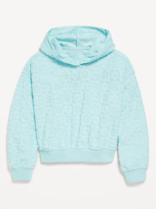 Sudadera con Bolsillos Tejido con Textura, Niña
