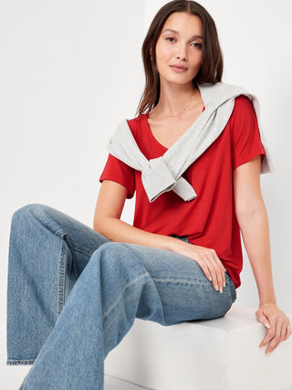 Camiseta Manga Corta Cuello V