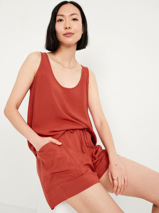 Camiseta Cuello Redondo de Tirantes