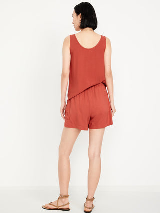 Short Talle Alto con Cintura Elástica