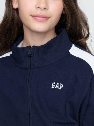 Sudadera Cuello Alto con Logo, Niña