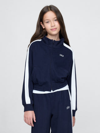 Sudadera Cuello Alto con Logo, Niña