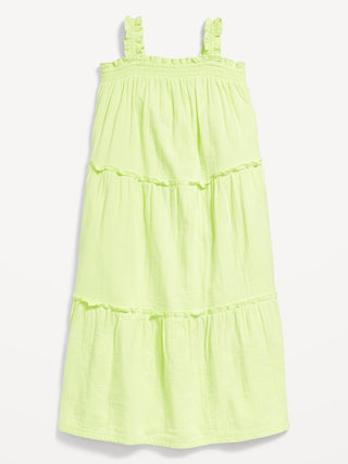 Vestido de Tirantes con Volante, Niña