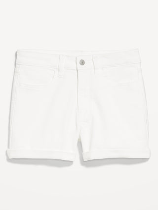 Short Denim Talle Alto con Bolsillos