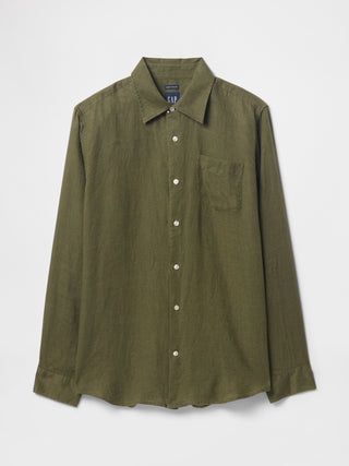 Camisa Manga Larga de Lino