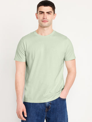 Camiseta Manga Corta Cuello Redondo de Algodón