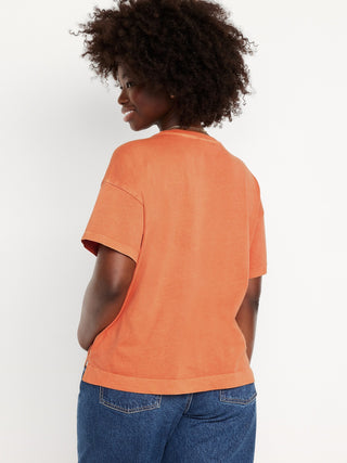 Camiseta Manga Corta de Algodón