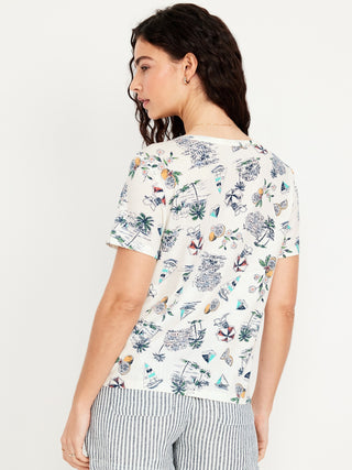 Camiseta Manga Corta Cuello V