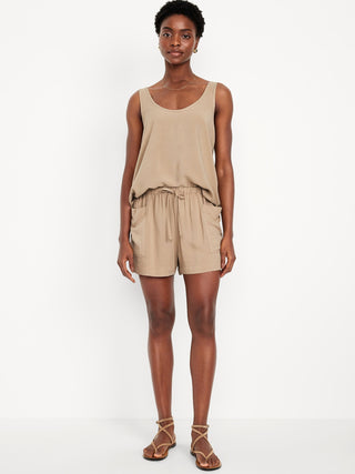 Short Talle Alto con Cintura Elástica