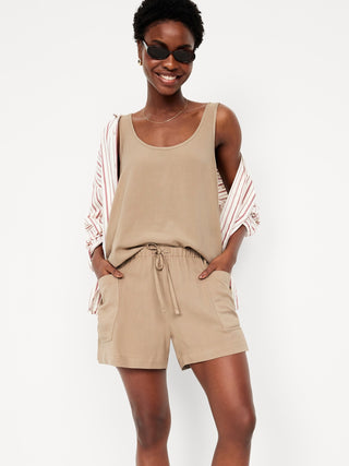 Short Talle Alto con Cintura Elástica