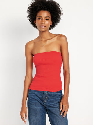 Blusa Acanalada Escote Palabra de Honor