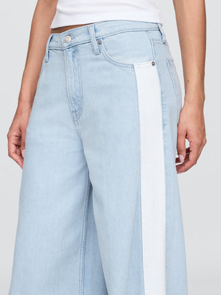 Jeans Holgados Talle Medio con Bolsillos