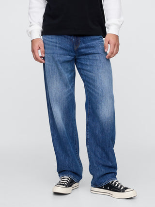 Jeans Holgados con Bolsillos