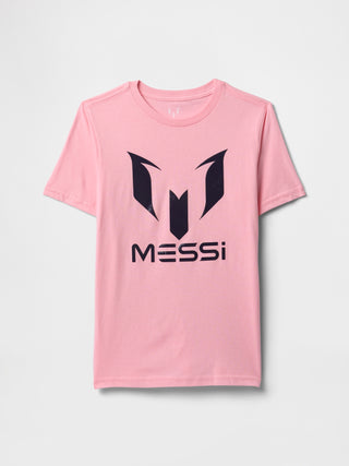 Camiseta Manga Corta con Gráfico Messi, Niño