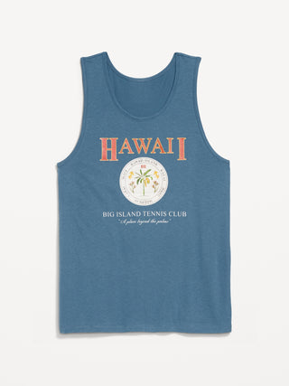Camiseta sin Mangas con Gráfico, Hombre