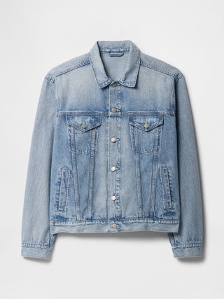 Chaqueta Denim con Bolsillos Delanteros