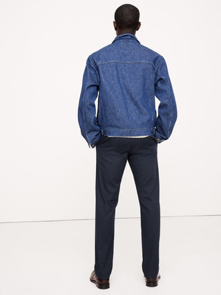 Pantalón Slim Fit con Bolsillos de Algodón