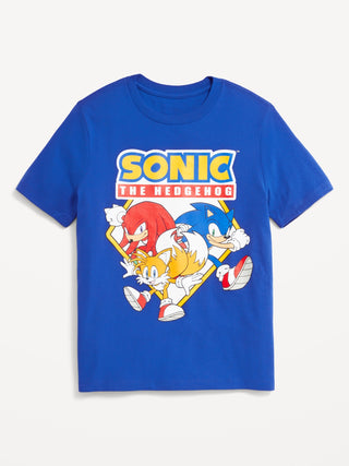 Camiseta Manga Corta con Gráfico Sonic, Bebé