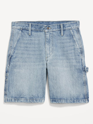 Short Denim con Dobladillo y Bolsillos