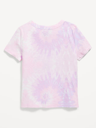 Camiseta Manga Corta con Gráfico, Niña