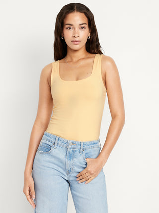 Blusa de Tirantes con Escote Cuadrado