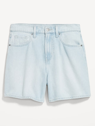 Short Denim Holgados Talle Alto