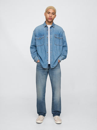 Jeans Slim Fit con Bolsillos