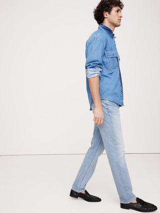 Jeans Slim Fit con Bolsillos