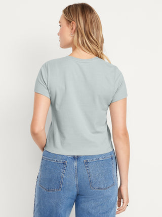 Camiseta Manga Corta Acanalada