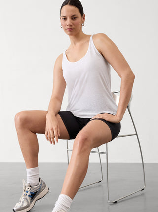 Camiseta Deportiva sin Mangas de Lino