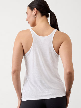 Camiseta Deportiva sin Mangas de Lino