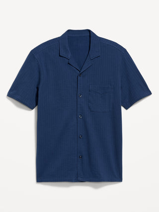 Camisa Manga Corta con Bolsillo de Algodón