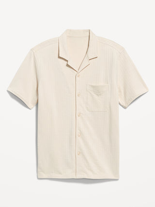 Camisa Manga Corta con Bolsillo de Algodón