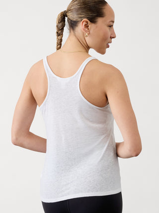 Camiseta Deportiva sin Mangas de Lino