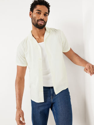 Camisa Manga Corta Semitransparente