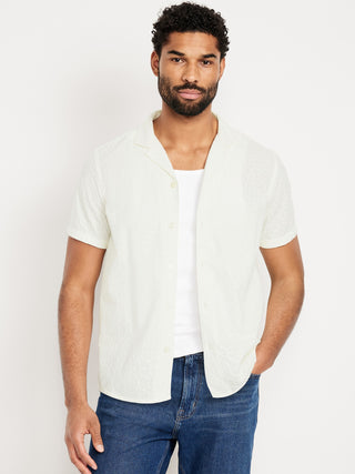 Camisa Manga Corta Semitransparente