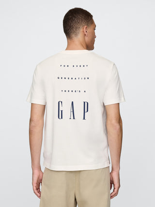 Camiseta Manga Corta con Logo de Algodón
