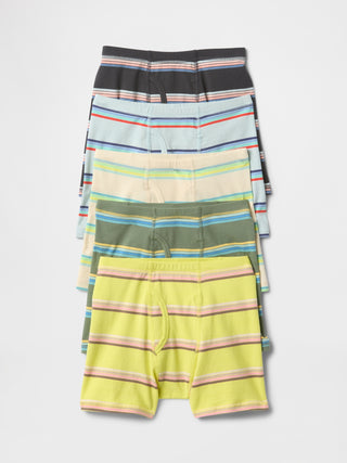 Paquete de 5 Bóxers con Estampado de Algodón, Niño