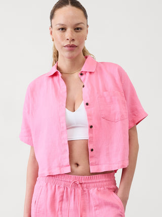 Camiseta Manga Corta de Lino