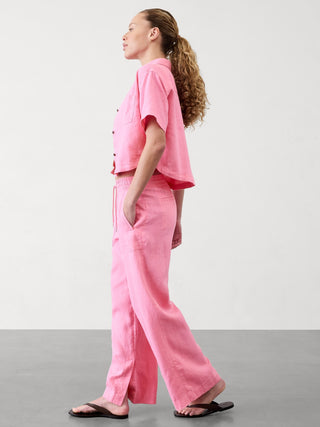 Camiseta Manga Corta de Lino