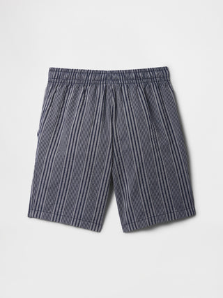 Short con Cintura Elástica Estampado Rayas, Niño