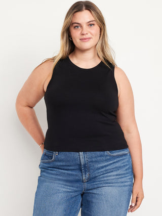 Blusa Cuello Redondo sin Mangas