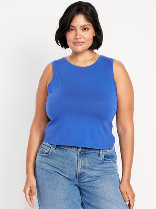 Blusa Cuello Redondo sin Mangas