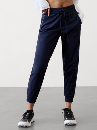 Pantalón Deportivo Talle Medio con Bolsillos