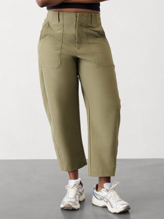 Pantalón Holgado Corte Barrel con Bolsillos